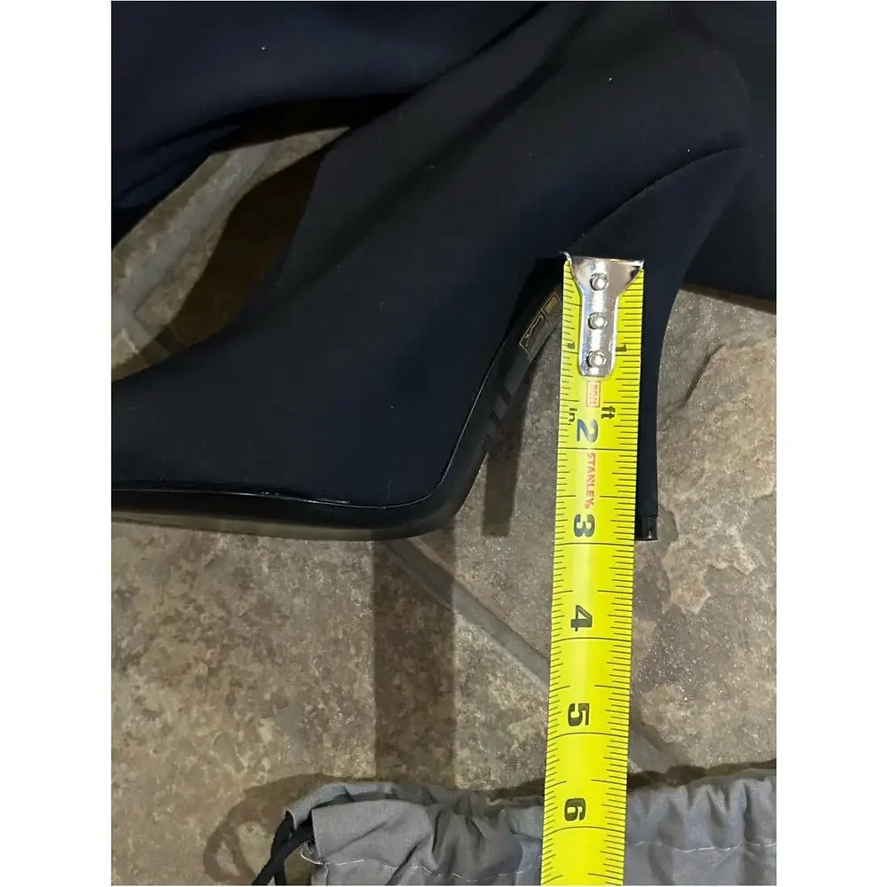 Women's Balenciaga knife over the knee stretch sock boots size 38.5 made italy
